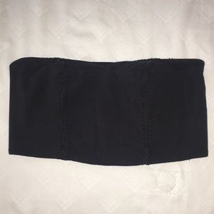 Silence + noise Black strapless top